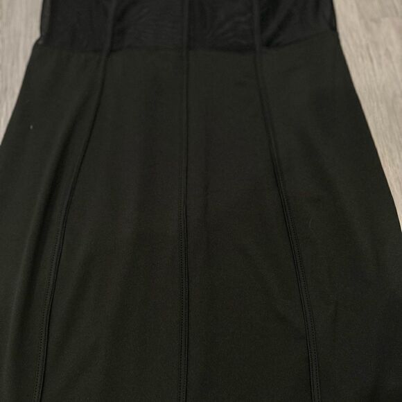NWT She Show Black Mesh Panel Bodycon Dress - Picture 3 of 5